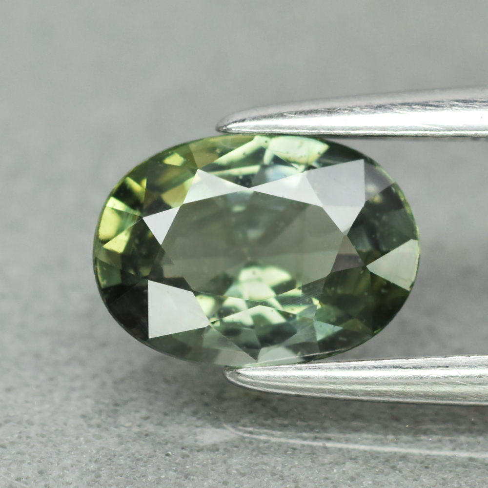 100 Natural Genuine Green Sapphire .80ct 6.8 x 5.0 x 2.9mm Oval SI1